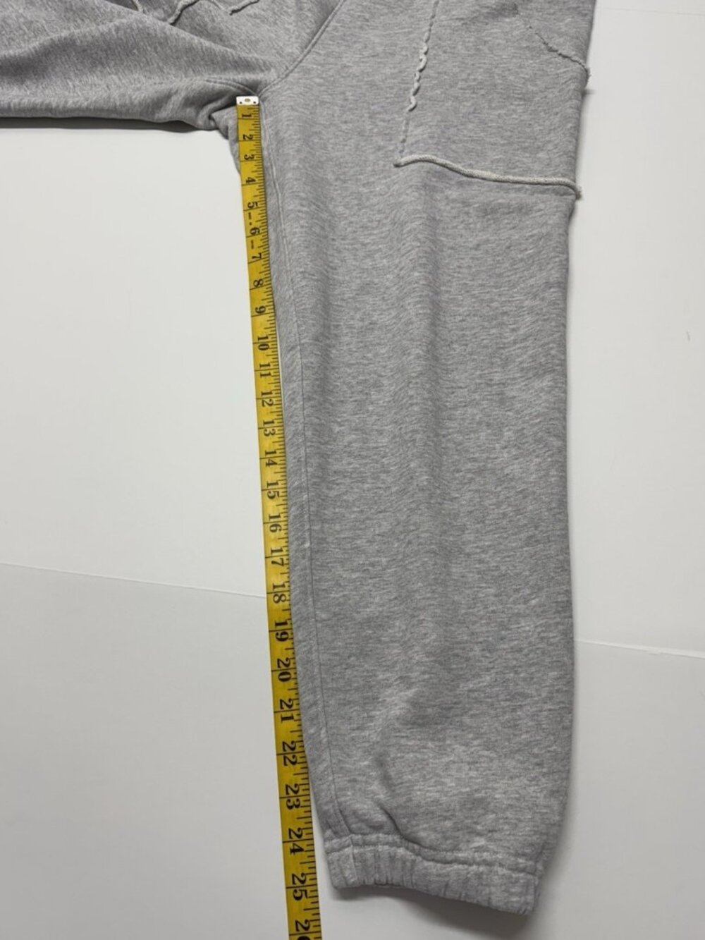 Frank & Eileen Eamon Jogger Sweatpants L Gray Tapered Crop Ankle High Rise - Picture 8 of 12